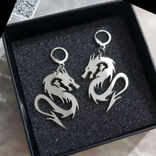Load image into Gallery viewer, Statement Dragon Earrings