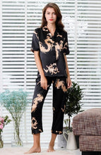 Load image into Gallery viewer, Mulberry Silk™ Couple Silk Satin Pajamas Pyjamas Set Long Sleeve Sleepwear