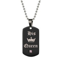 Load image into Gallery viewer, HER KING HIS QUEEN COUPLES NECKLACE SET