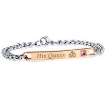 Load image into Gallery viewer, HER KING HIS QUEEN COUPLES NECKLACE SET