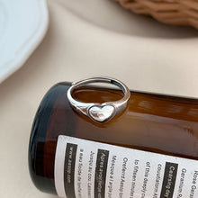 Load image into Gallery viewer, Retro Love Heart Hollow Open Ring