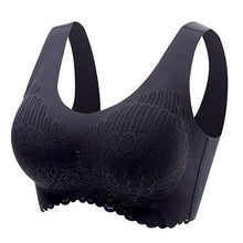 Load image into Gallery viewer, HERS WINGS - Wireless Push Up Comfort Shock-proof Latex Pad Lace Bra