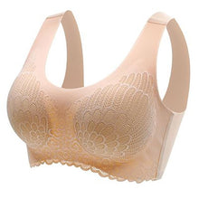 Load image into Gallery viewer, HERS WINGS - Wireless Push Up Comfort Shock-proof Latex Pad Lace Bra