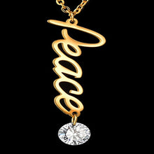 Load image into Gallery viewer, Ireal custom made Personalized Name Necklace With Birthstone