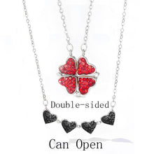 Load image into Gallery viewer, S925 Silver Full Diamond Clover Necklace