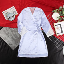 Load image into Gallery viewer, Long Sleeve Bride Robe Female Autumn Nightwear