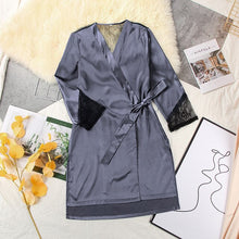 Load image into Gallery viewer, Long Sleeve Bride Robe Female Autumn Nightwear