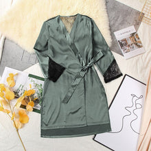 Load image into Gallery viewer, Long Sleeve Bride Robe Female Autumn Nightwear