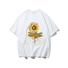 Load image into Gallery viewer, You Are My Sunshine Sunflower Butterfly Colored T-shirt