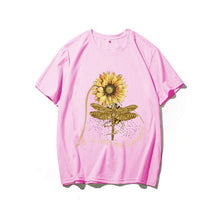 Load image into Gallery viewer, You Are My Sunshine Sunflower Butterfly Colored T-shirt