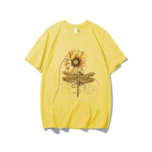 Load image into Gallery viewer, You Are My Sunshine Sunflower Butterfly Colored T-shirt