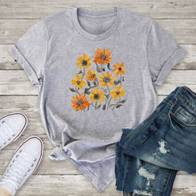 Load image into Gallery viewer, Women 2021 Summer O-neck T Shirts