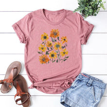 Load image into Gallery viewer, Women 2021 Summer O-neck T Shirts