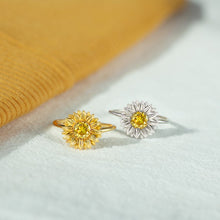 Load image into Gallery viewer, I Would Change The World For My Daughter Sunflower Ring