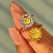 Load image into Gallery viewer, I Would Change The World For My Daughter Sunflower Ring
