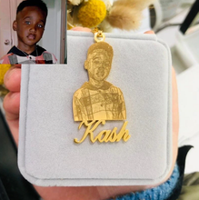 Load image into Gallery viewer, Custom Personal  Photo Name Necklace
