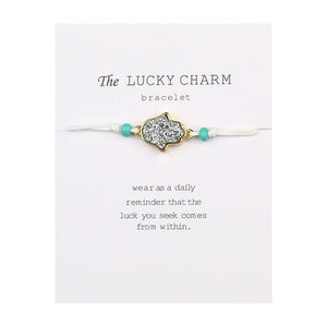 Lucky Hamsa Hand Charm Bracelet