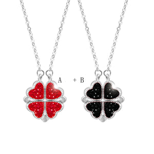 【Hot Sale】S925 Silver Full Diamond Clover Necklace