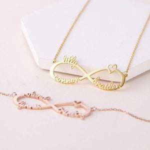 Infinity Name Necklace for Women