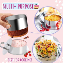Load image into Gallery viewer, Stainless Steel 3d Round Cake Molds
