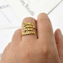 Load image into Gallery viewer, Personalized Multiple Names Ring
