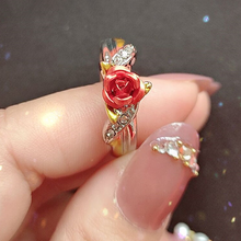 Load image into Gallery viewer, &quot;Love You Forever&quot; Creativity Rose Ring-925  silver

