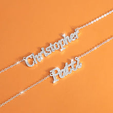 Load image into Gallery viewer, Mother&#39;s Day Gift Personalized Shiny Diamond Name Necklace
