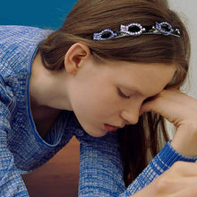 Load image into Gallery viewer, Braided Hair Band Rhinestone Clip
