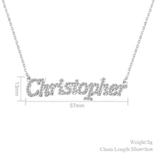 Load image into Gallery viewer, Mother&#39;s Day Gift Personalized Shiny Diamond Name Necklace
