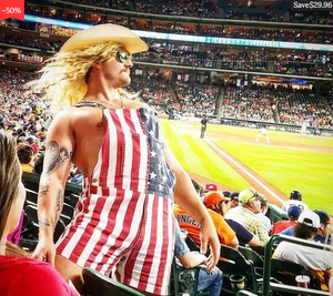 American Flag Unisex Overalls Shorts
