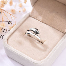 Load image into Gallery viewer, STERLING SILVER HUG RING
