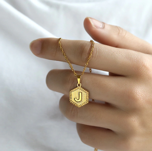 Custom Pendant Initial Necklace