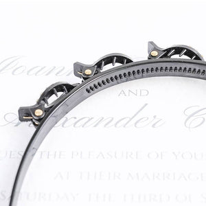 Braided Hair Band Rhinestone Clip