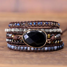 Load image into Gallery viewer, Black Onyx Healing Wrap Bracelet
