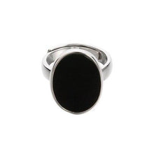 Load image into Gallery viewer, Black Oval Ring
