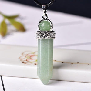 Raw Crystal Pendant Necklace