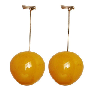 Celia Yellow Cherry Earrings