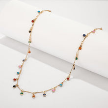 Load image into Gallery viewer, Rainbow Pendant Choker Necklace
