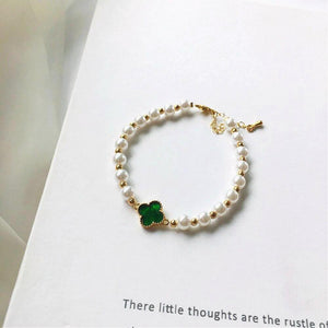Clover & Pearl Bracelet