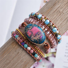 Load image into Gallery viewer, Emperor Jasper Stone Bracelet
