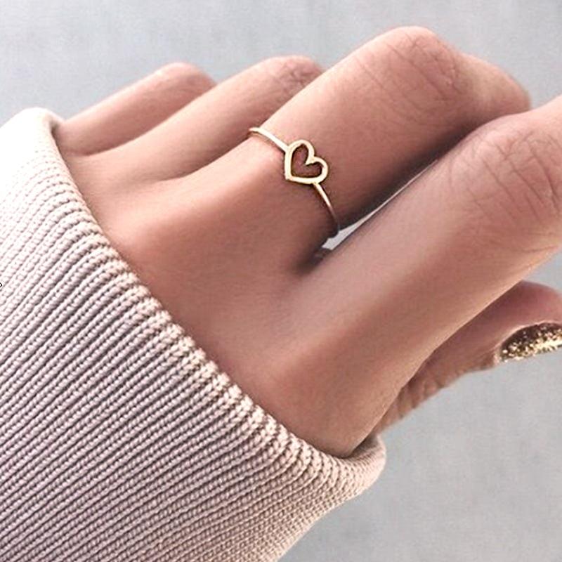 Simple Heart Design Ring