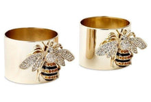 Load image into Gallery viewer, Crystal Bee Statement Ring
