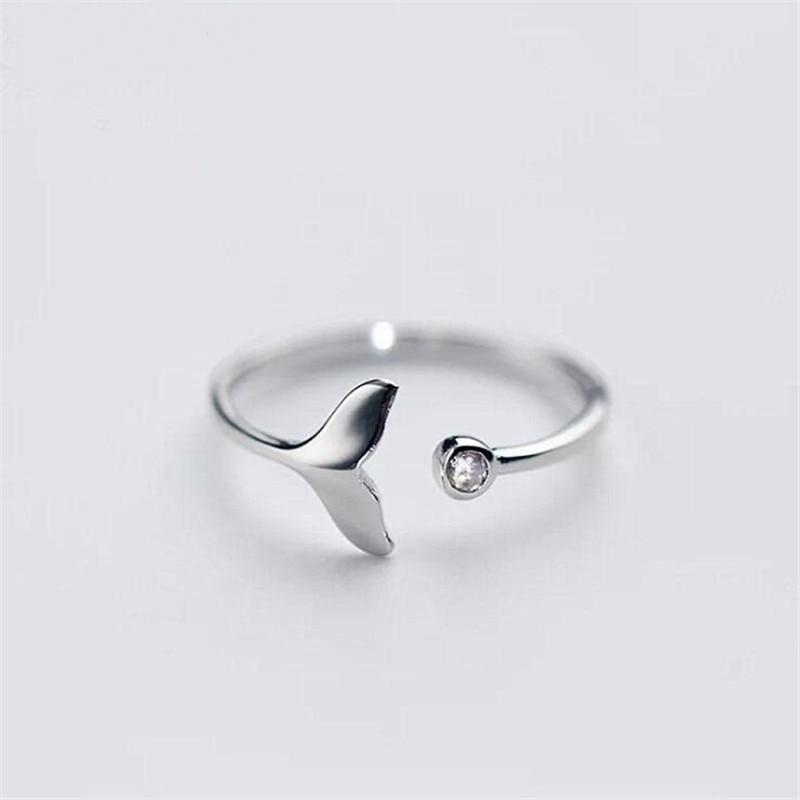 Whale Tail Sterling Silver Ring
