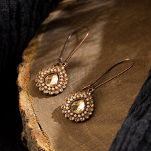 Load image into Gallery viewer, Crystal Stone Drop Earrings
