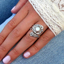 Load image into Gallery viewer, White Fire Opal Ring
