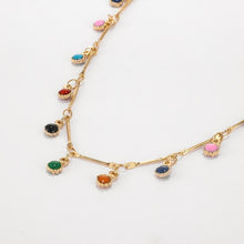 Load image into Gallery viewer, Rainbow Pendant Choker Necklace
