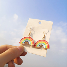 Load image into Gallery viewer, Rainbow Pendant Earrings
