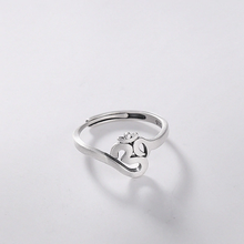 Load image into Gallery viewer, Balmora Sterling Silver OM Ring
