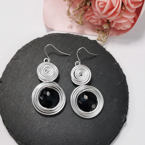 Handmade Crystal Statement Earrings