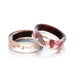 Wild Flower Wood Ring